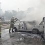 Севастопольские пожарные провели учения по тушению пожара на объекте и ликвидации последствий крупного ДТП