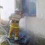 На пожаре в Бахчисарайском районе спасли мужчину