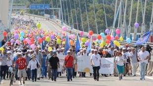 Греция. В городе Патры прошла крупная демонстрация против безработицы