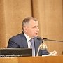 Владимир Константинов подвел итоги работы шестой сессии Государственного Совета Республики Крым первого созыва