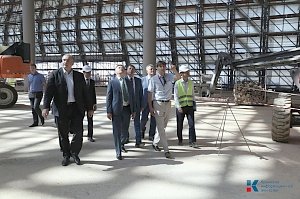 На стройке нового аэровоказального комплекса побывал министр транспорта РФ