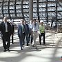 На стройке нового аэровоказального комплекса побывал министр транспорта РФ