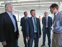 Максим Соколов и Сергей Аксёнов посетили строящийся терминал Международного аэропорта «Симферополь»