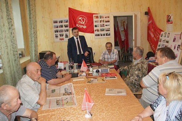 Первый секретарь Коми рескома КПРФ Олег Михайлов встретился с партийным активом Удорского района