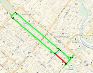 Как объехать место ремонта в центре Симферополя (СХЕМА ДВИЖЕНИЯ ТРАНСПОРТА)