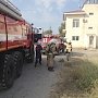 Керченские огнеборцы ликвидировали «пожар» на железной дороге