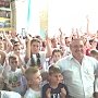 Курская область. Н.Н. Иванов приехал на юбилейный праздник в детский оздоровительный лагерь «Гайдаровец»