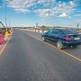 Строители уложили первые километры асфальта автомобильного подхода к мосту в Крым