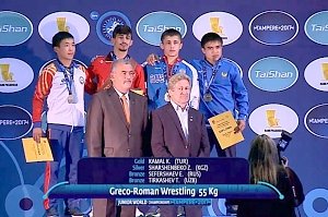 Симферополец стал призёром юниорского первенства мира по греко-римской борьбе