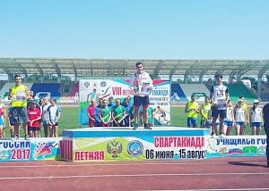 Крымские легкоатлеты стали призёрами восьмой летней Спартакиады учащихся России