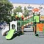 Дмитрий Полонский принял участие в открытии детской площадки в Бахчисарае