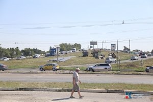 Во время строительства новой развязки на Евпаторийском шоссе дорогу полностью перекрывать не будут