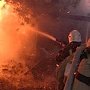 Крымские спасатели во время пожара предотвратили угрозу взрыва газового баллона