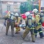 Пожарно-тактические учения в школе-гимназии г. Керчь