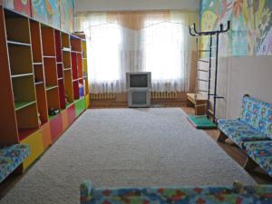 Взамен подаренного президенту игрушечного тигренка, Республиканский социально-реабилитационный центр получил от крымского правительства новый телевизор