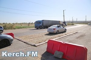 На Керченской переправе возобновят досмотр машин из-за вспышки АЧС