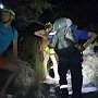 Алуштинские спасатели помогли двум туристам в горно-лесной местности