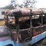 Загоревшийся автобус едва не стал причиной крупного пожара в Коктебеле