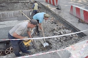 Подрядчик ремонта коммунальных сетей в центре Симферополя завершил работы на ул. Карла Маркса