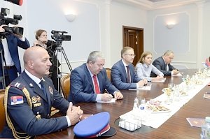 Владимир Колокольцев и Небойша Стефанович обсудили вопросы межведомственного взаимодействия