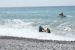 В г. Евпатория спасен мужчина