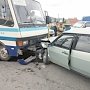 В Судаке около автовокзала произошла авария