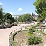 В столице Крыма активно реконструируют сквер имени Тренёва