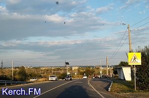 В Керчи по дороге на переправу произошло ДТП