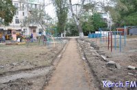 Ремонт внутриквартальных дорог в шести керченских дворах обещают завершить до ноября