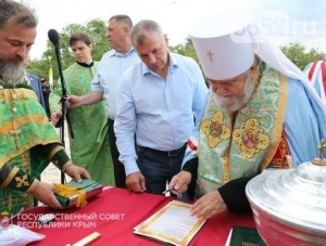 В Ленинском районе начали возведение храма