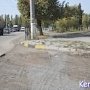 В Керчи на Мирошника заасфальтировали часть дороги в один слой