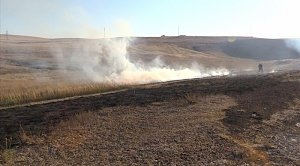 С начала сентября крымские спасатели более 500 раз ликвидировали загорания травы