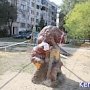 Во двор на Карла Маркса перенесли скульптуру медведя с «Аленки»