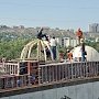 Строители начали бетонировать купола Соборной мечети в Симферополе