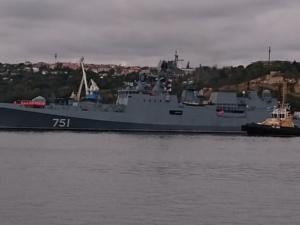 Фрегат Черноморского флота «Адмирал Эссен» прибыл в Севастополь