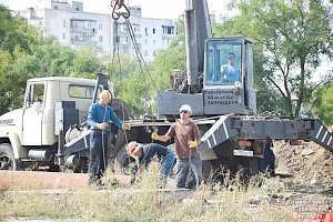 «Крымтеплокоммунэнерго» приступило к замене теплотрассы на месте бывшего рынка «Олимп» в Евпатории