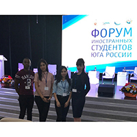 Студенты КФУ выиграли конкурс на Форуме иностранных студентов Юга России