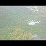 Пожар на Мангуп-Кале тушат с помощью вертолета