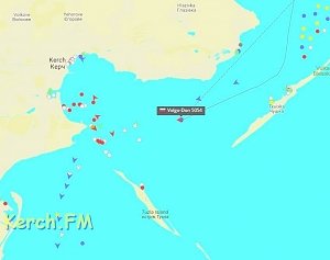 В Керченском проливе ещё одно судно село на мель