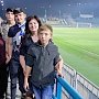 В Севастополе сотрудники подразделения по делам несовершеннолетних организовали посещение футбольного матча для подростков