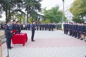 В Севастополе кадеты специализированного класса УМВД приняли присягу