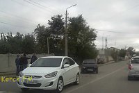 В районе керченской детской больницы утром произошло дорожно-транспортное происшествие