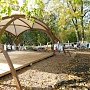 Беседка «Артпространство» появилась в Гагаринском парке Симферополя