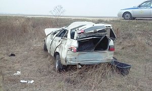 Один человек погиб и двое пострадали в результате неудачной попытки обгона на дороге под Феодосией