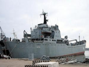 Большой десантный корабль Черноморского флота «Орск» вышел в море после планового ремонта