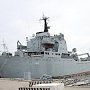 Большой десантный корабль Черноморского флота «Орск» вышел в море после планового ремонта