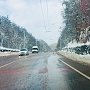 Учитывая снег и град ситуация на дорогах Крыма остаётся стабильной, — МЧС