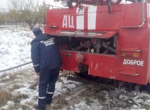Пожарные ликвидировали пожар в с. Доброе Симферопольского района