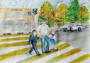 В Севастопольской полиции подвели итоги конкурса рисунка «Мои родители работают в полиции»