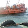 Керченские спасатели участвовали в учениях по ликвидации разлива нефтепродуктов в море